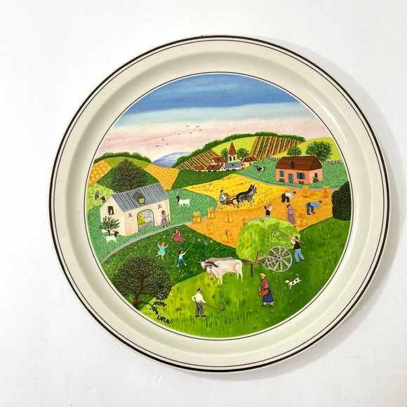 Villeroy & Boch Other - Villeroy & Boch Design Naif by Laplau Four Seasons Wall Collector Plate Summer